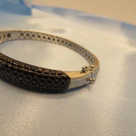 Sterling Silver Bangle Bracelet - Picture 6 of 6